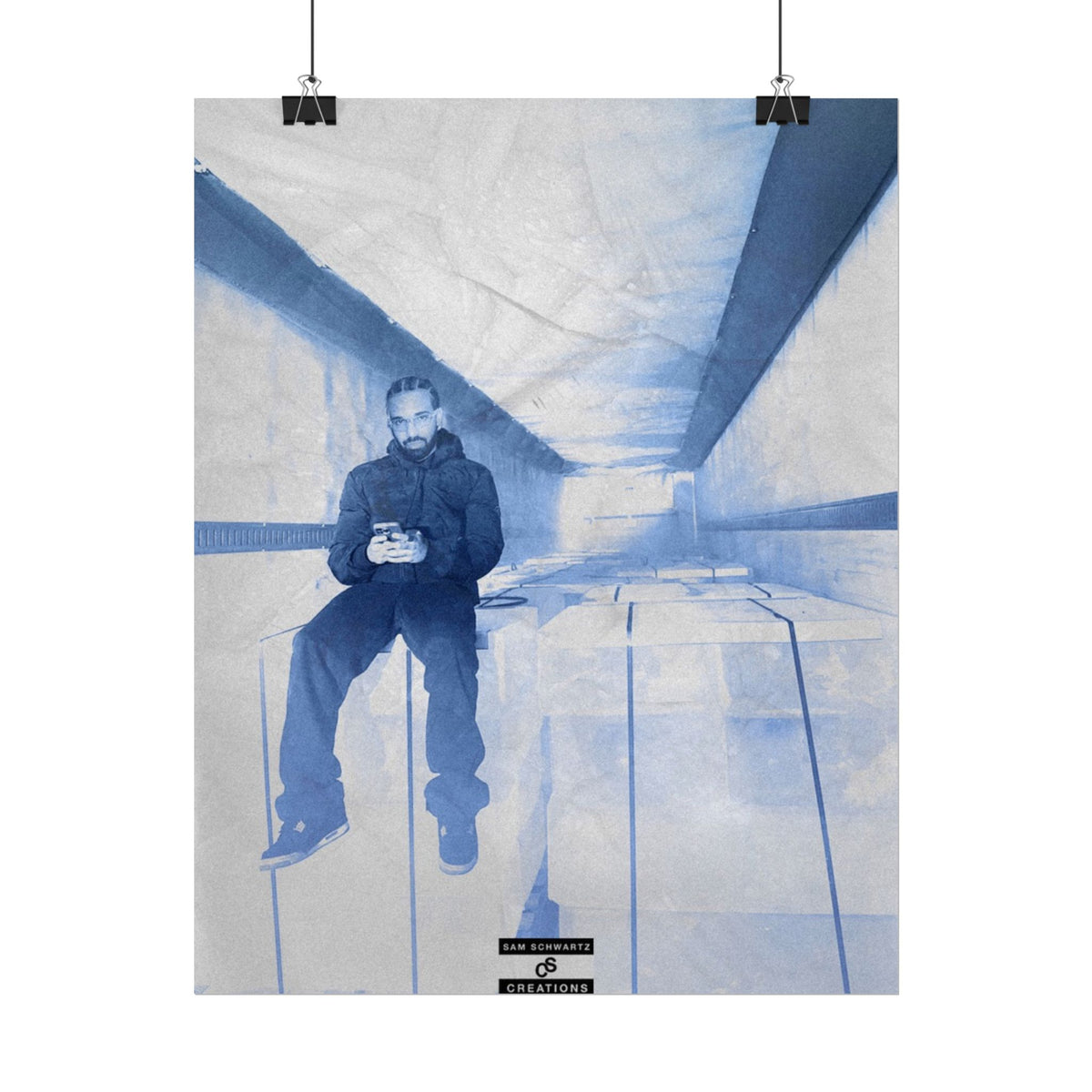 Cold Storage Poster | Drake Music Wall Art