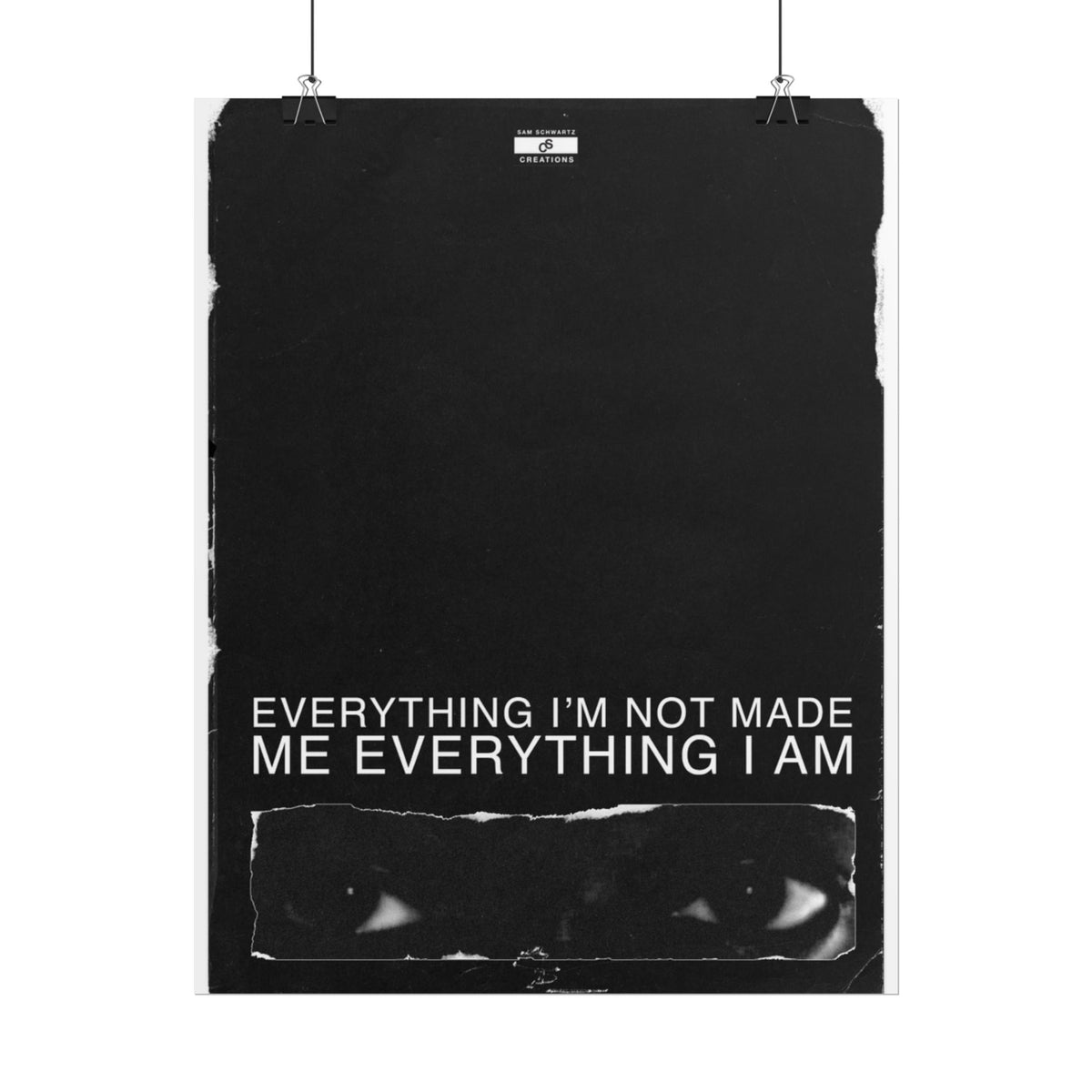 Everything I Am Poster | Minimalist Kanye West Hip-Hop Wall Art