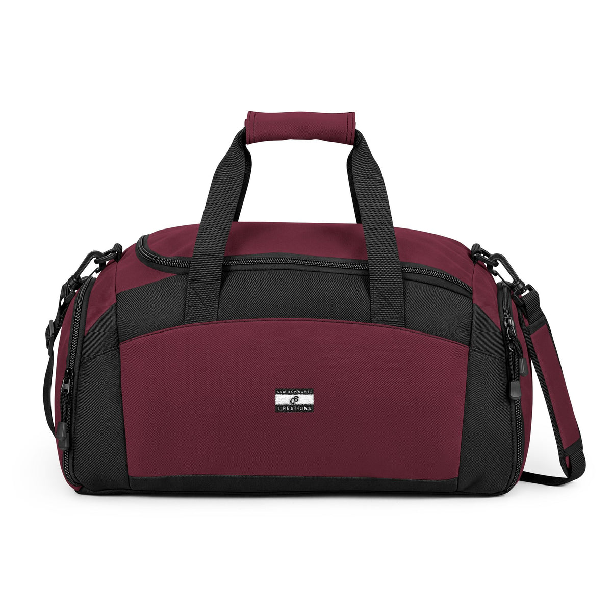 Sam Schwartz Creations Black Gym Duffel Bag — Durable Workout & Travel Holdall