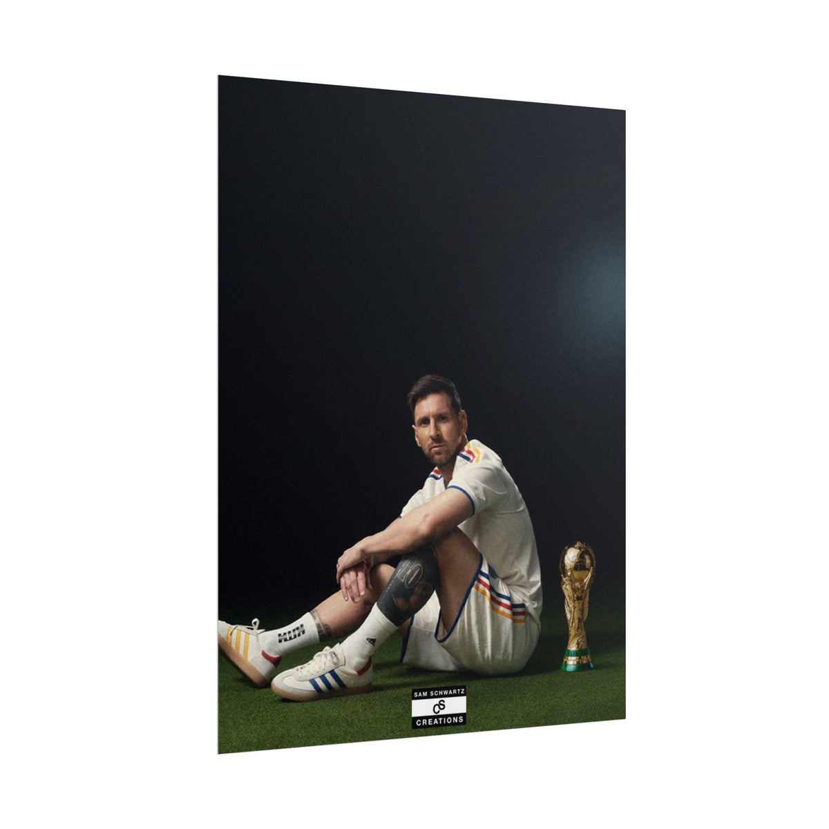 At the Summit Poster | Lionel Messi World Cup Wall Art