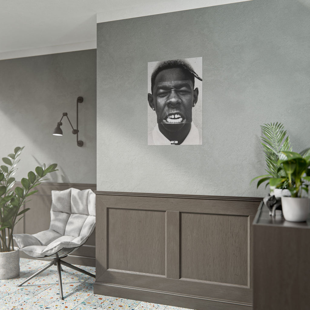 Monochrome Tyler Poster | Tyler, The Creator Art