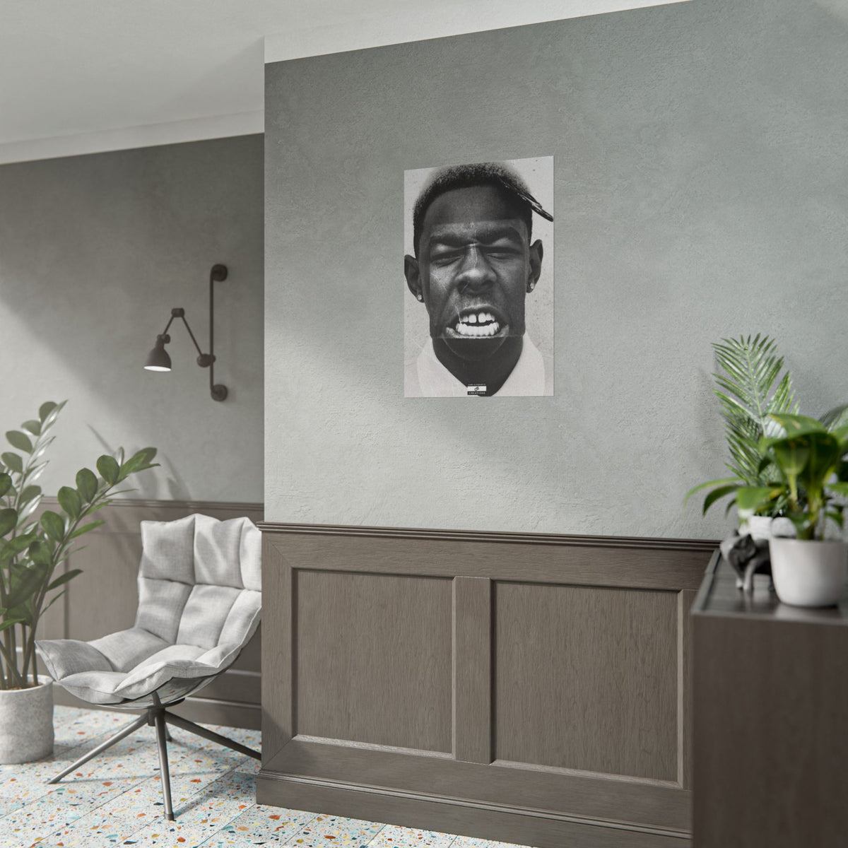 Monochrome Tyler Poster | Tyler, The Creator Art