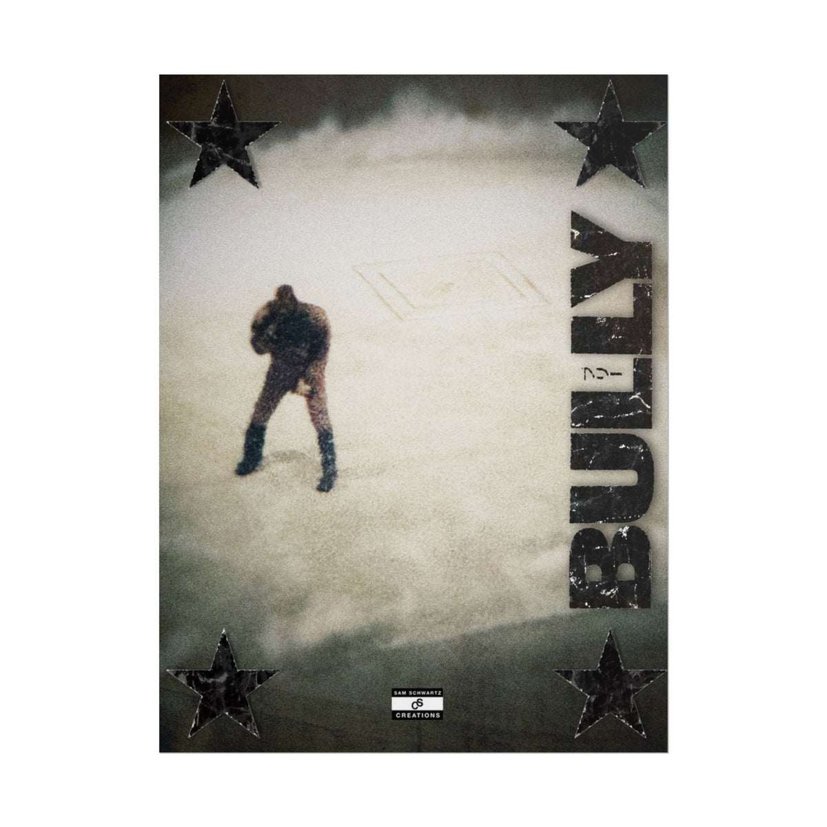 Bully in the Mist Poster | Experimental Kanye West Music Wall Art