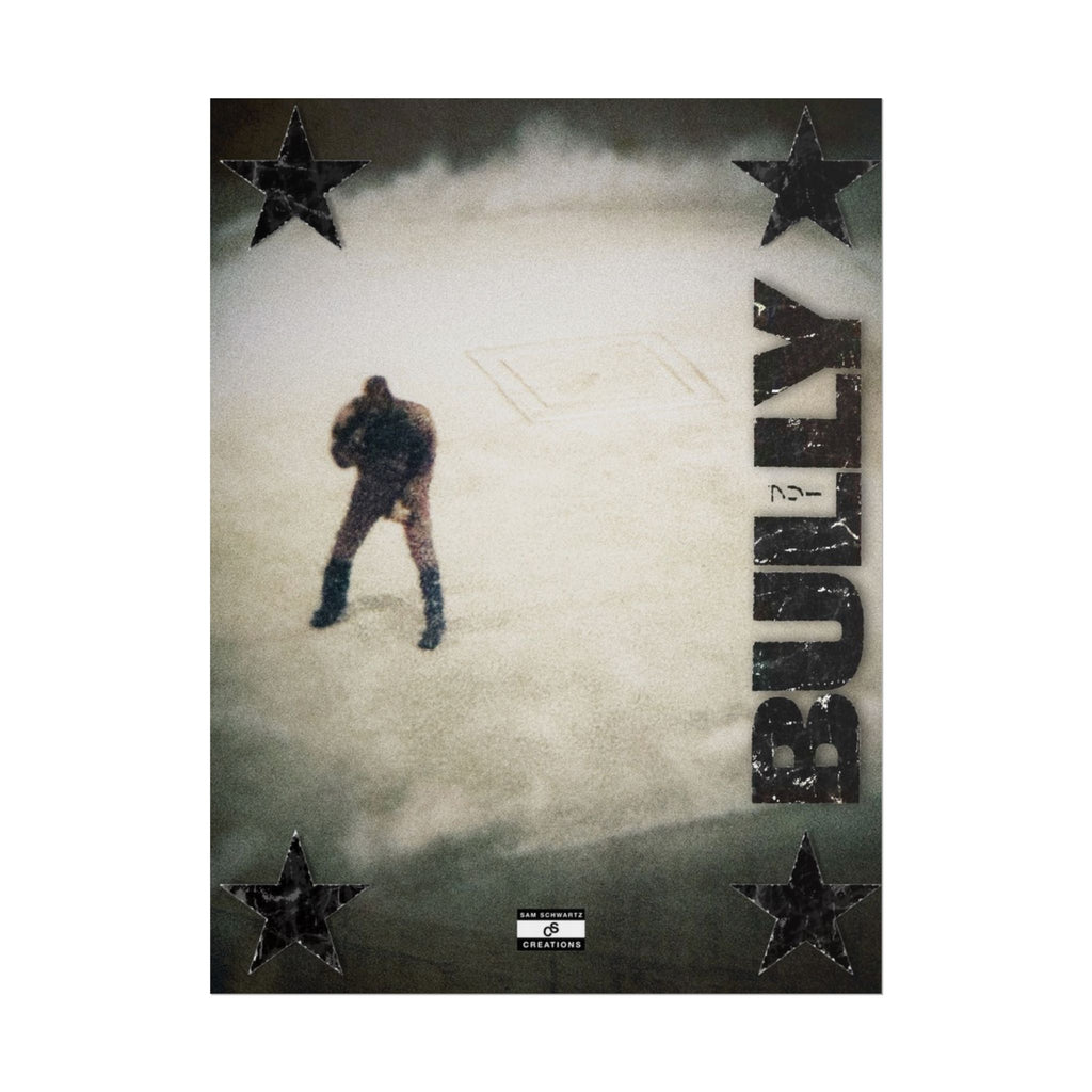 Bully in the Mist Poster | Experimental Kanye West Music Wall Art