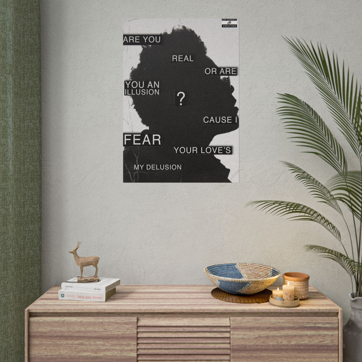 Are You Real Poster | Conceptual The Weeknd Hip-Hop Wall Art
