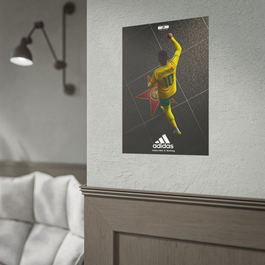 A Star Is Born Poster | Relebohile Mofokeng South Africa Football Wall Art