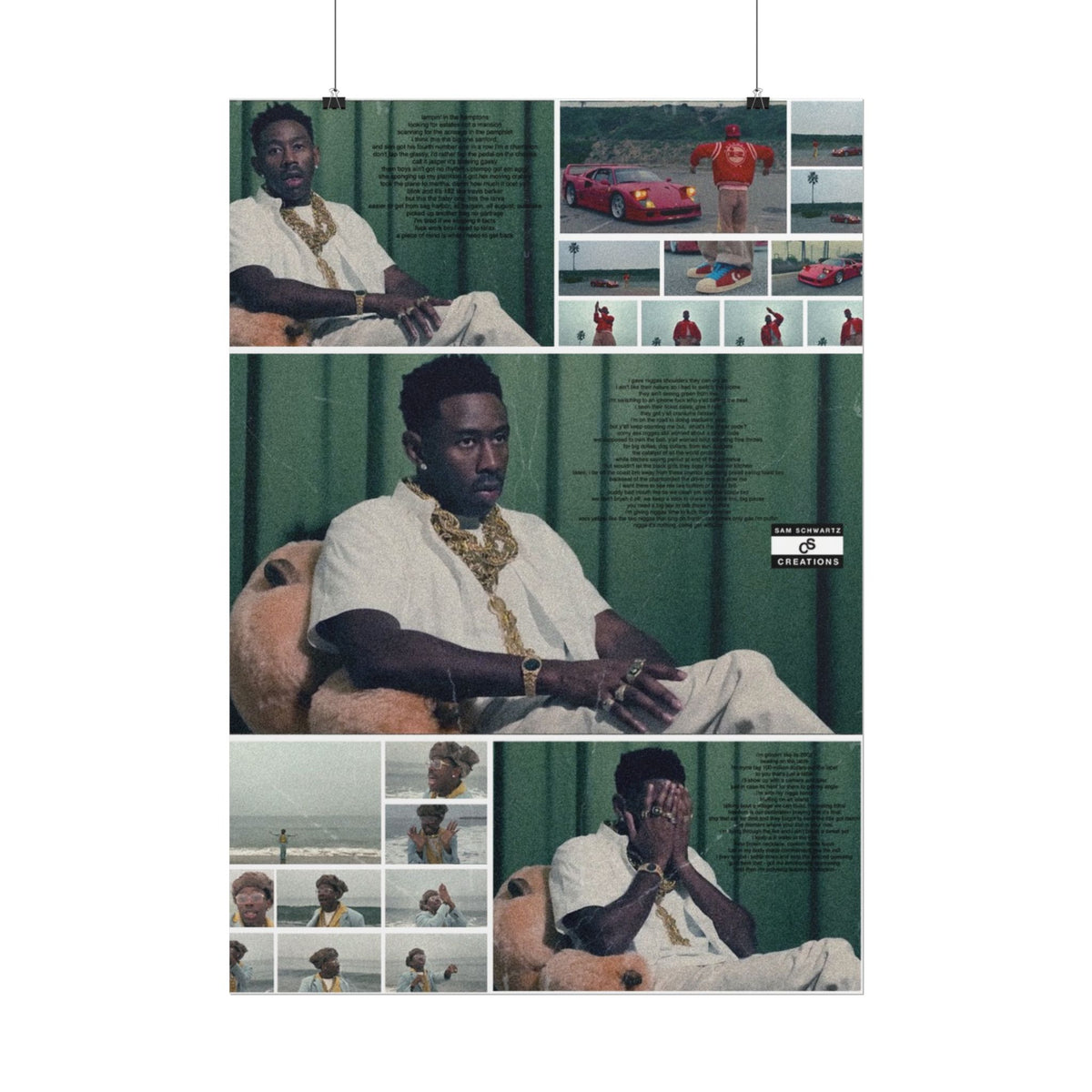 Luxury Tyler Poster | Tyler, the Creator Wall Art