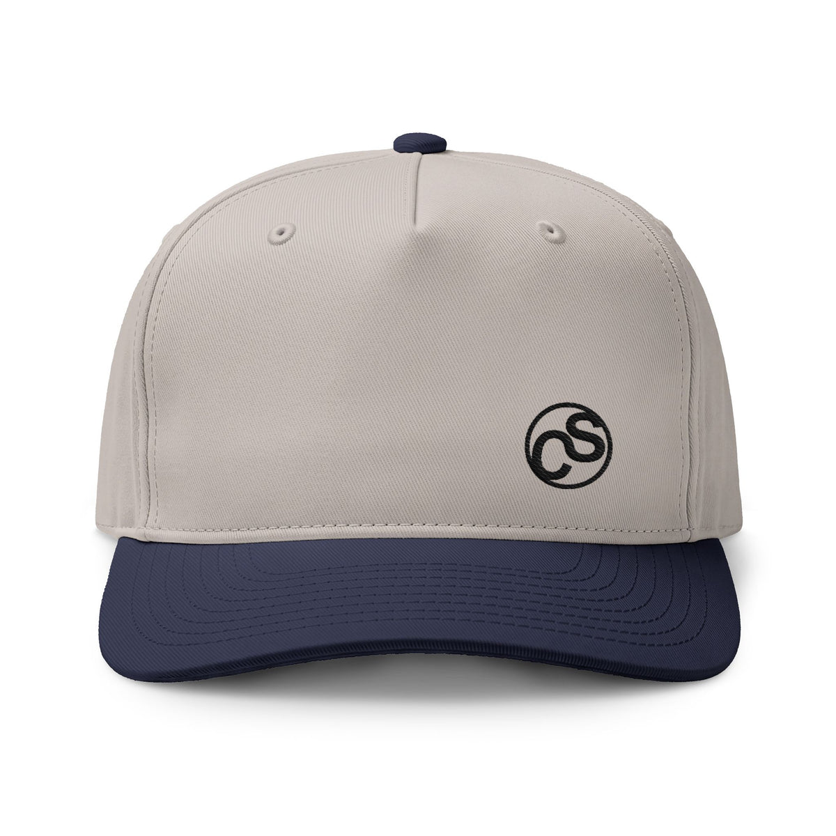 Two-Tone Sam Schwartz Creations Cap — Minimal Embroidered Logo Baseball Hat
