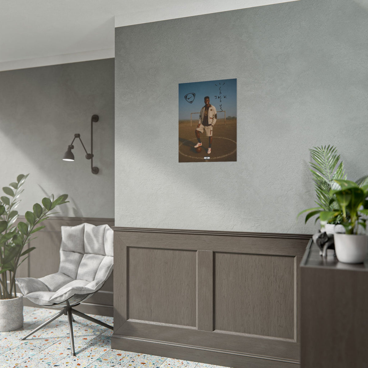 Cactus Jack 90 Poster | Vinícius Jr Football Wall Art