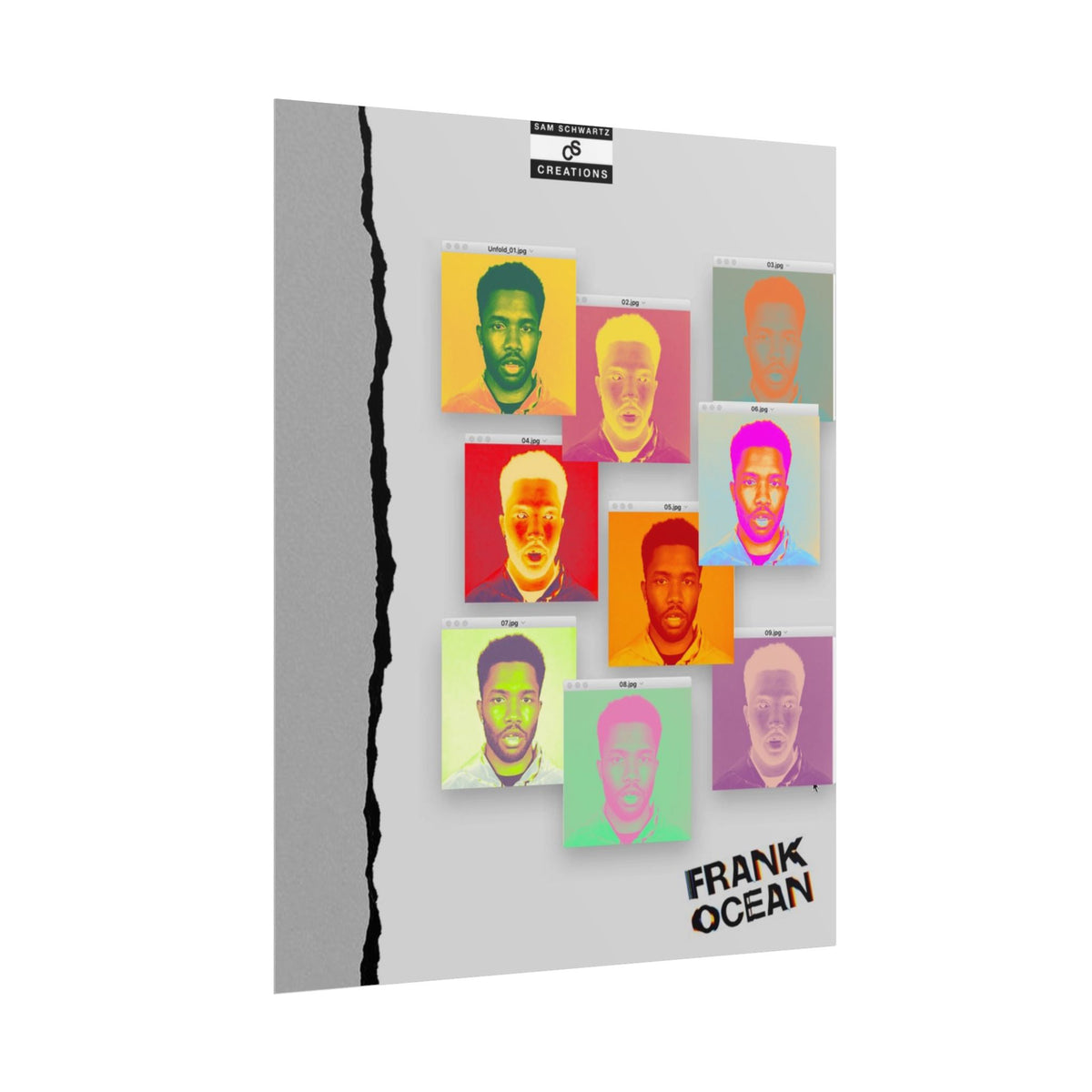 Color Study Poster | Frank Ocean Pop Art Wall Art