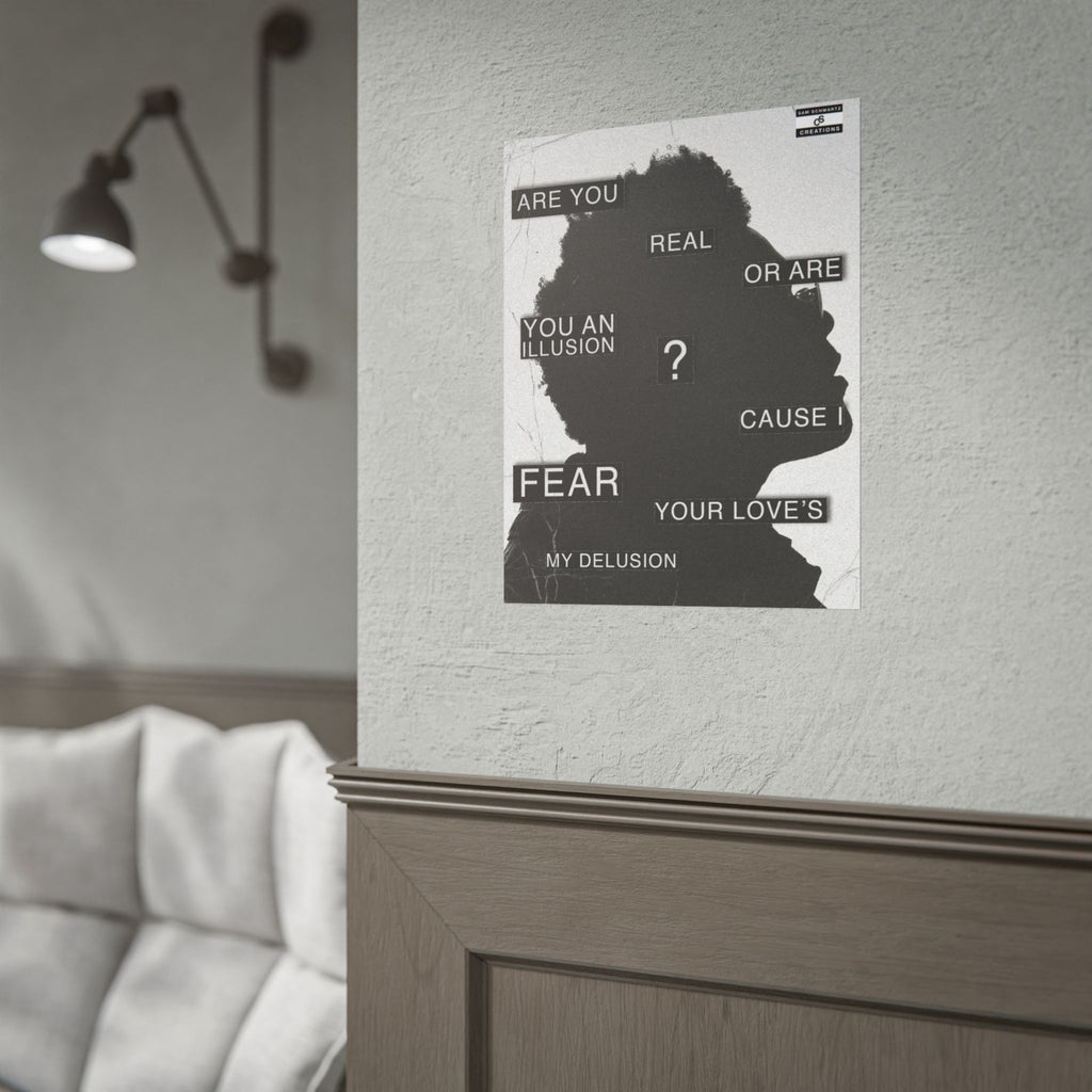 Are You Real Poster | Conceptual The Weeknd Hip-Hop Wall Art