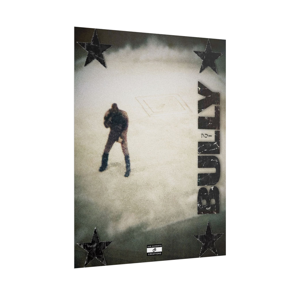 Bully in the Mist Poster | Experimental Kanye West Music Wall Art
