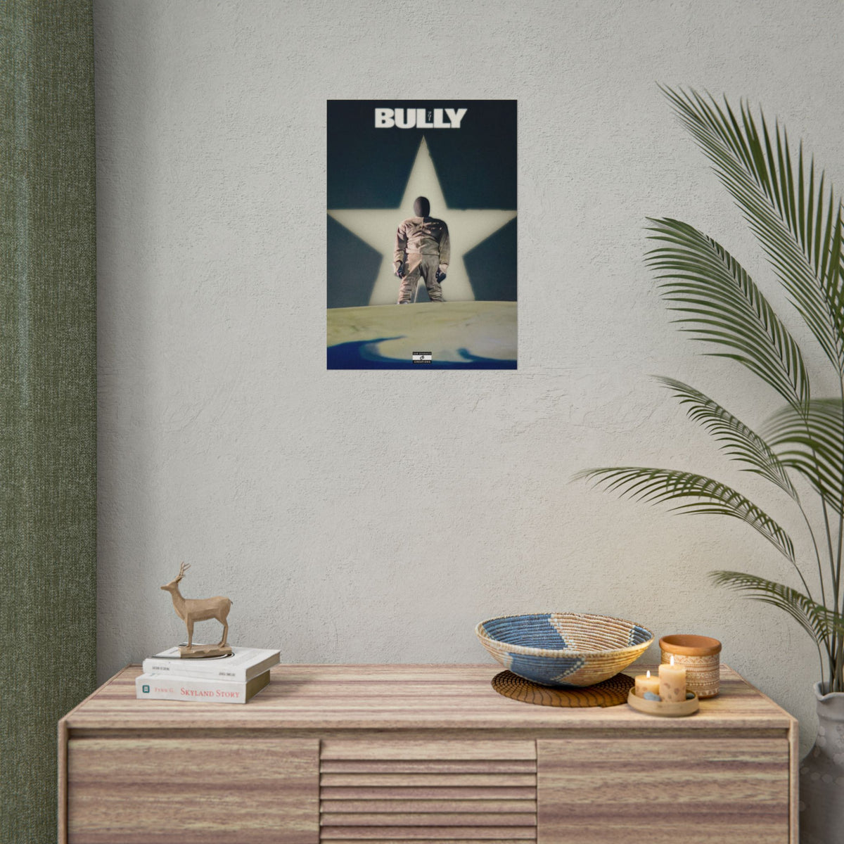 Bully Star Poster | Experimental Kanye West Music Wall Art