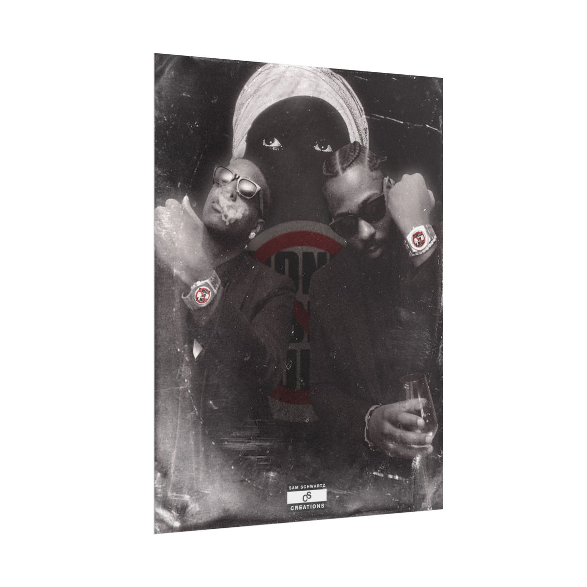 Don't Be Dumb Poster | Underground Music Duo Wall Art