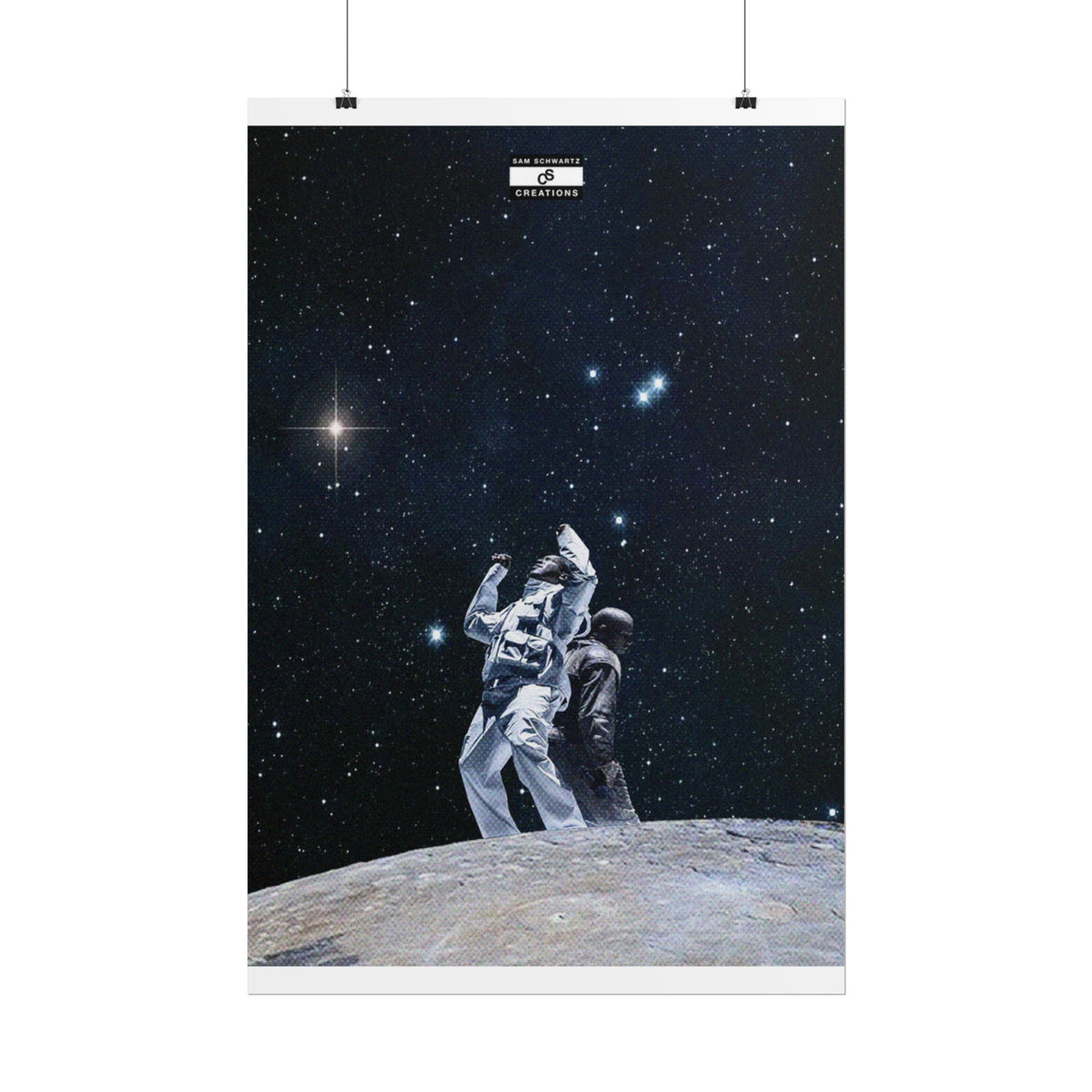Among the Stars Poster | Kanye West & Don Toliver Music Wall Art