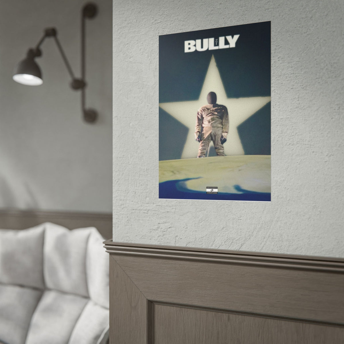 Bully Star Poster | Experimental Kanye West Music Wall Art