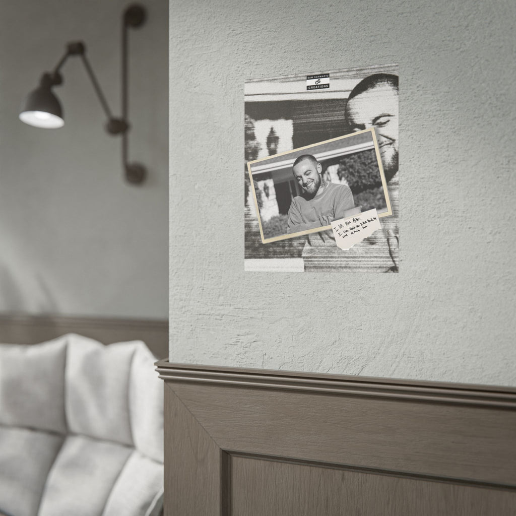 I Am Mac Miller Poster | Memorial Hip-Hop Wall Art