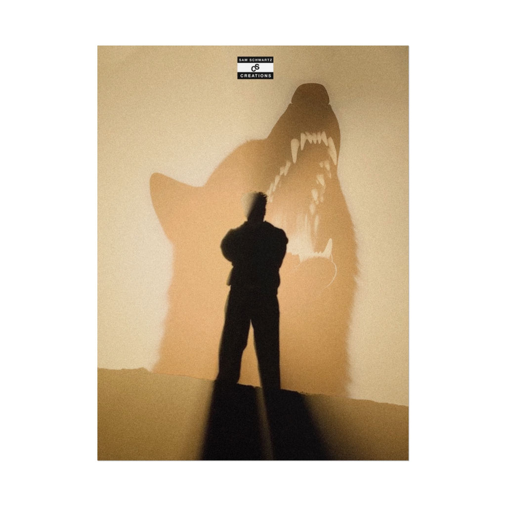 Shadow Beast Poster | Baby Keem Conceptual Music Wall Art