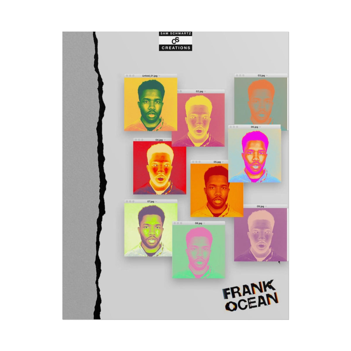 Color Study Poster | Frank Ocean Pop Art Wall Art