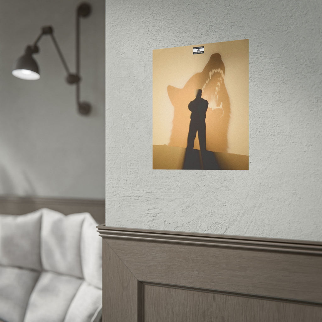 Shadow Beast Poster | Baby Keem Conceptual Music Wall Art
