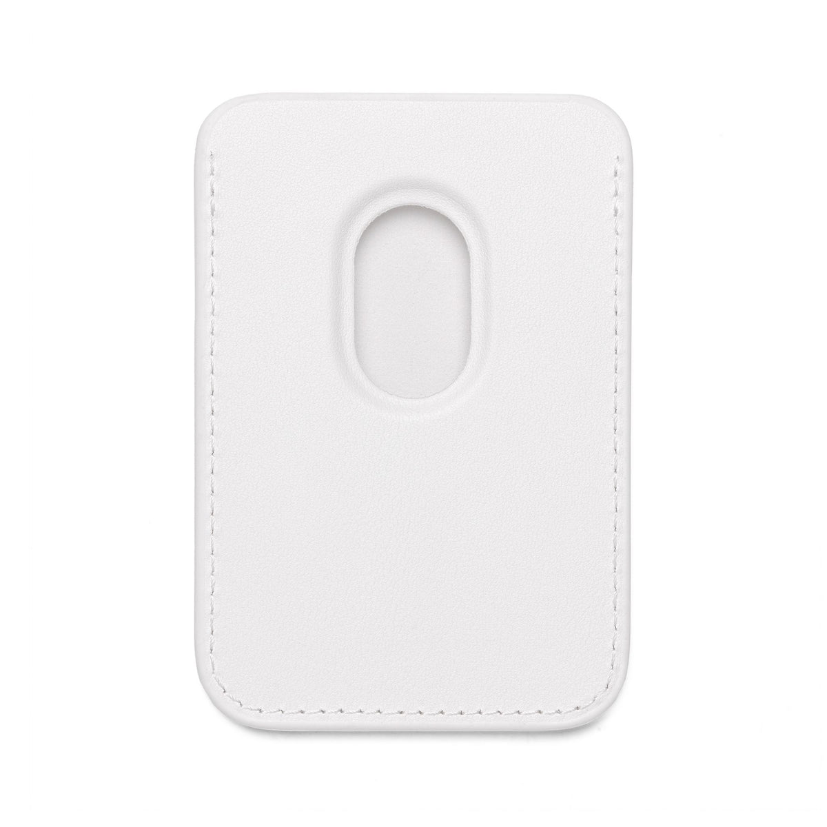 Sam Schwartz Creations MagSafe Wallet — Minimal White Vegan Card Holder