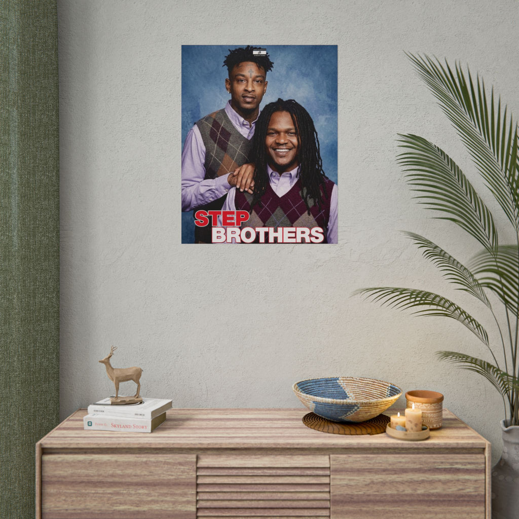 Step Brothers Poster | Hip-Hop Duo Wall Art