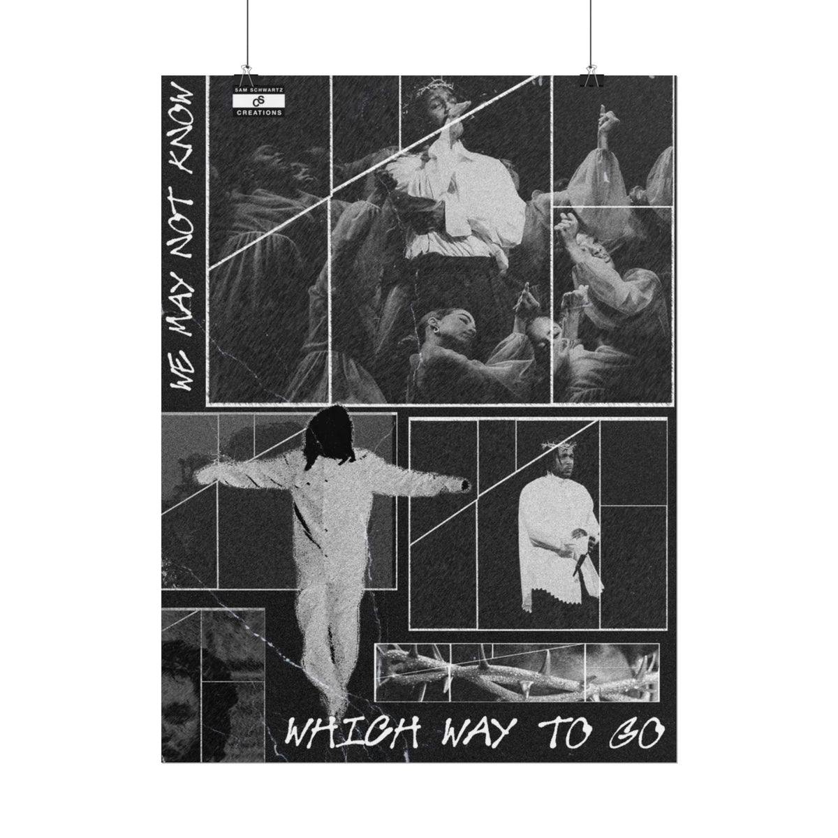 Which Way to Go Poster | Kendrick Lamar Live Music Collage Wall Art