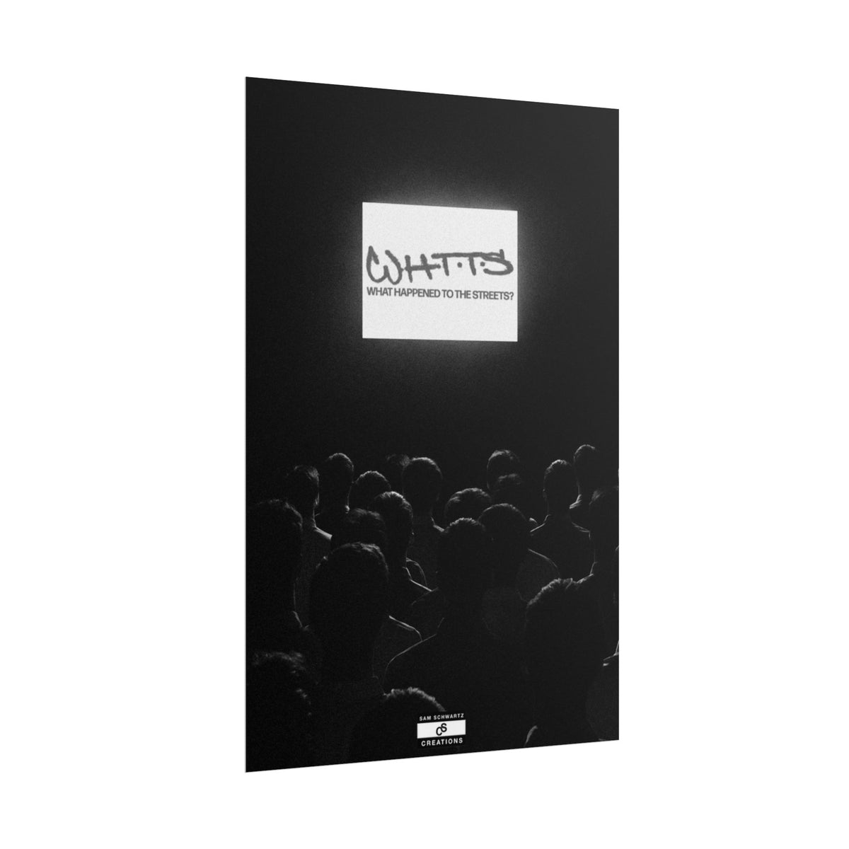 Street Crowd Poster | Underground Hip-Hop Wall Art