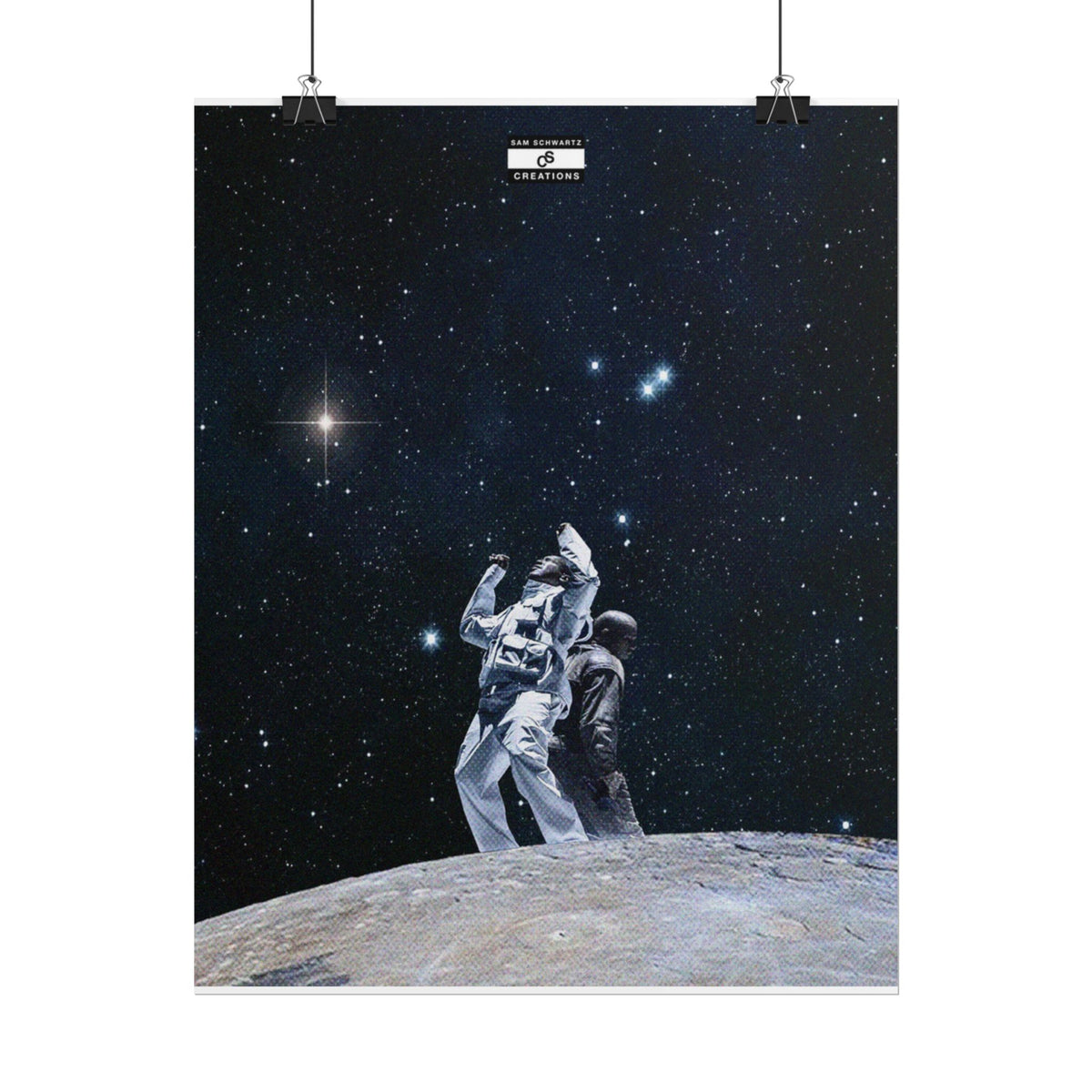 Among the Stars Poster | Kanye West & Don Toliver Music Wall Art