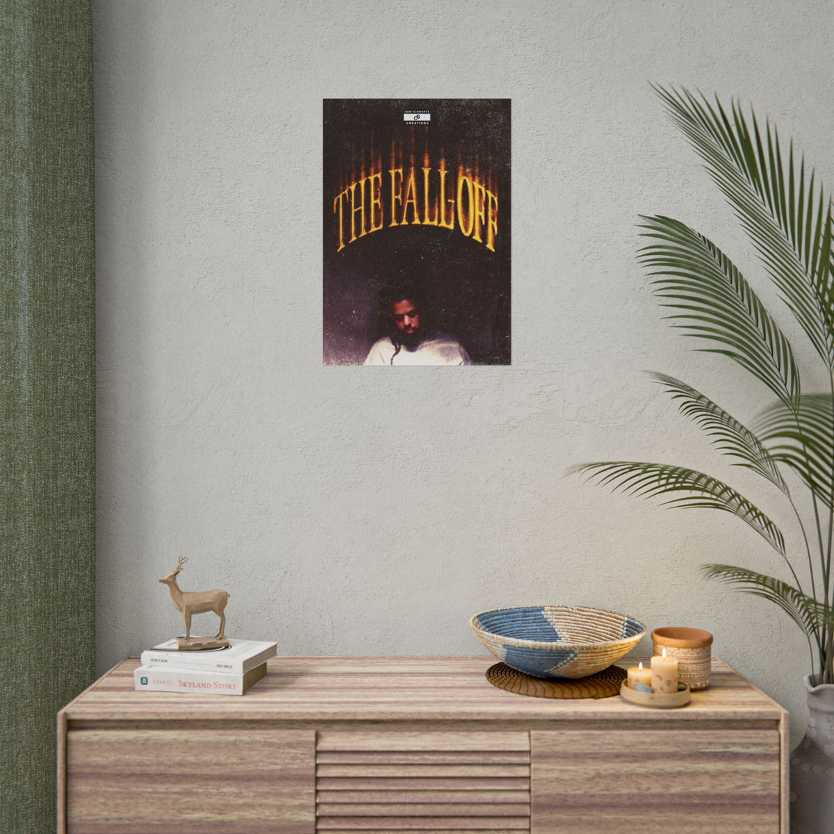 The Fall-Off Poster | J. Cole Hip-Hop Wall Art