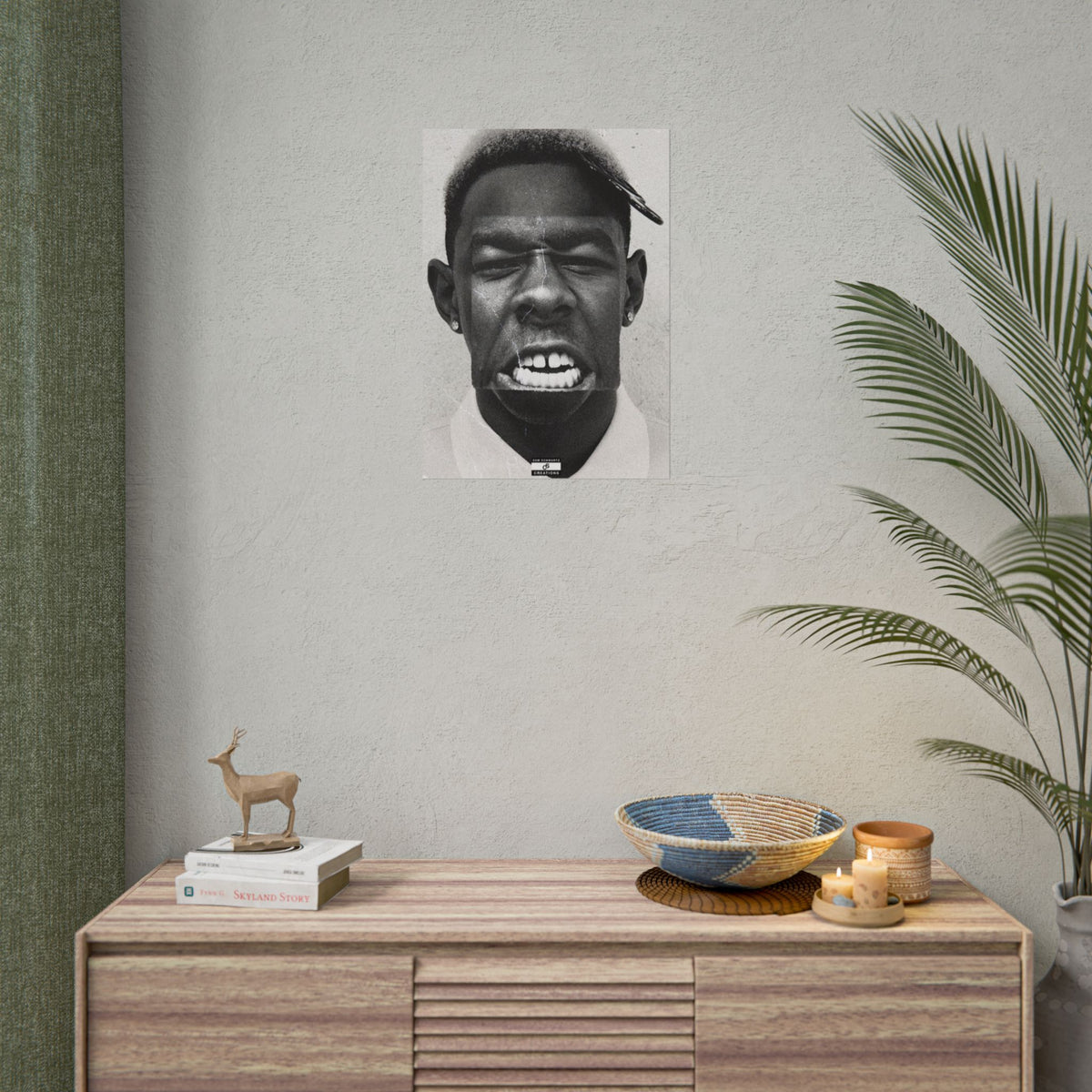 Monochrome Tyler Poster | Tyler, The Creator Art