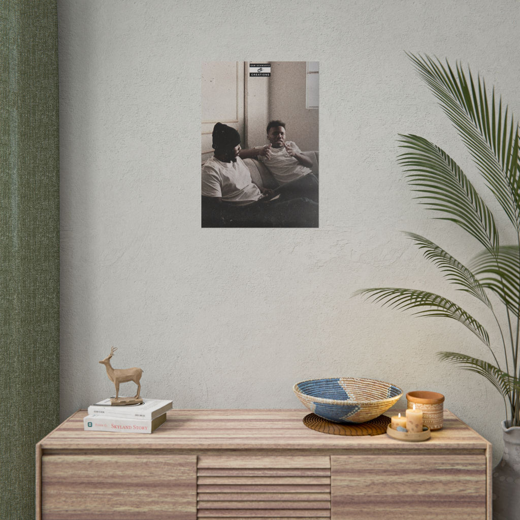 Baby Keem & Kendrick Lamar Poster | Music Culture Candid Wall Art