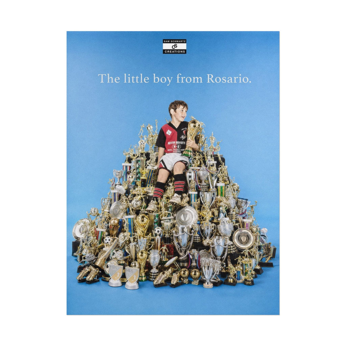 The Little Boy from Rosario Poster | Lionel Messi Football Wall Art