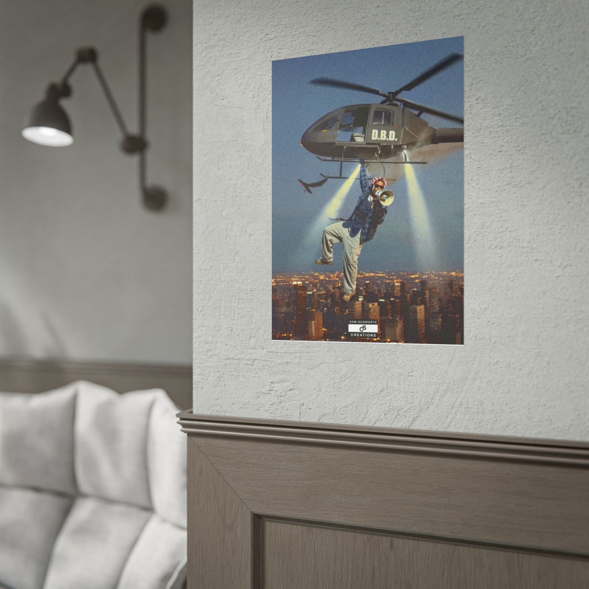 Don't Be Dumb Poster | Helicopter Music Culture Wall Art