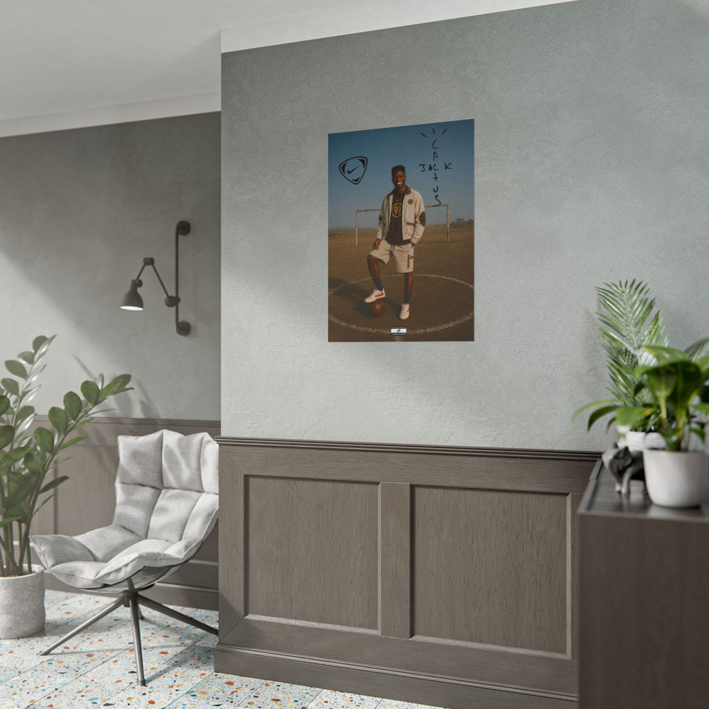 Cactus Jack 90 Poster | Vinícius Jr Football Wall Art