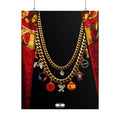Culture in Gold Poster | Football, Music and Morocco-Spain Wall Art