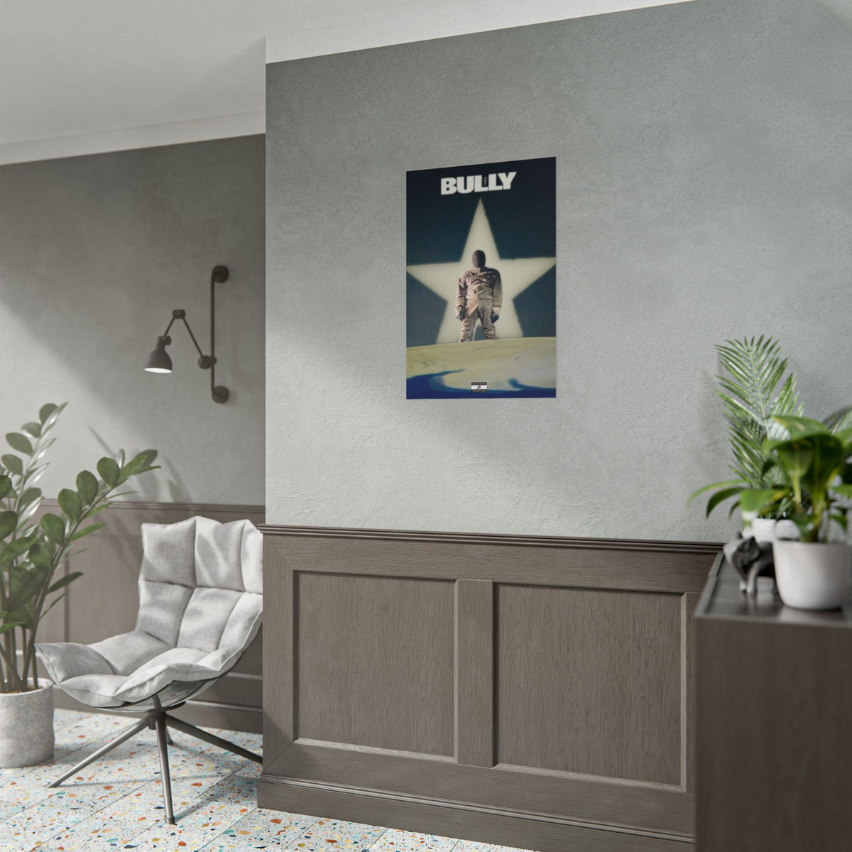 Bully Star Poster | Experimental Kanye West Music Wall Art