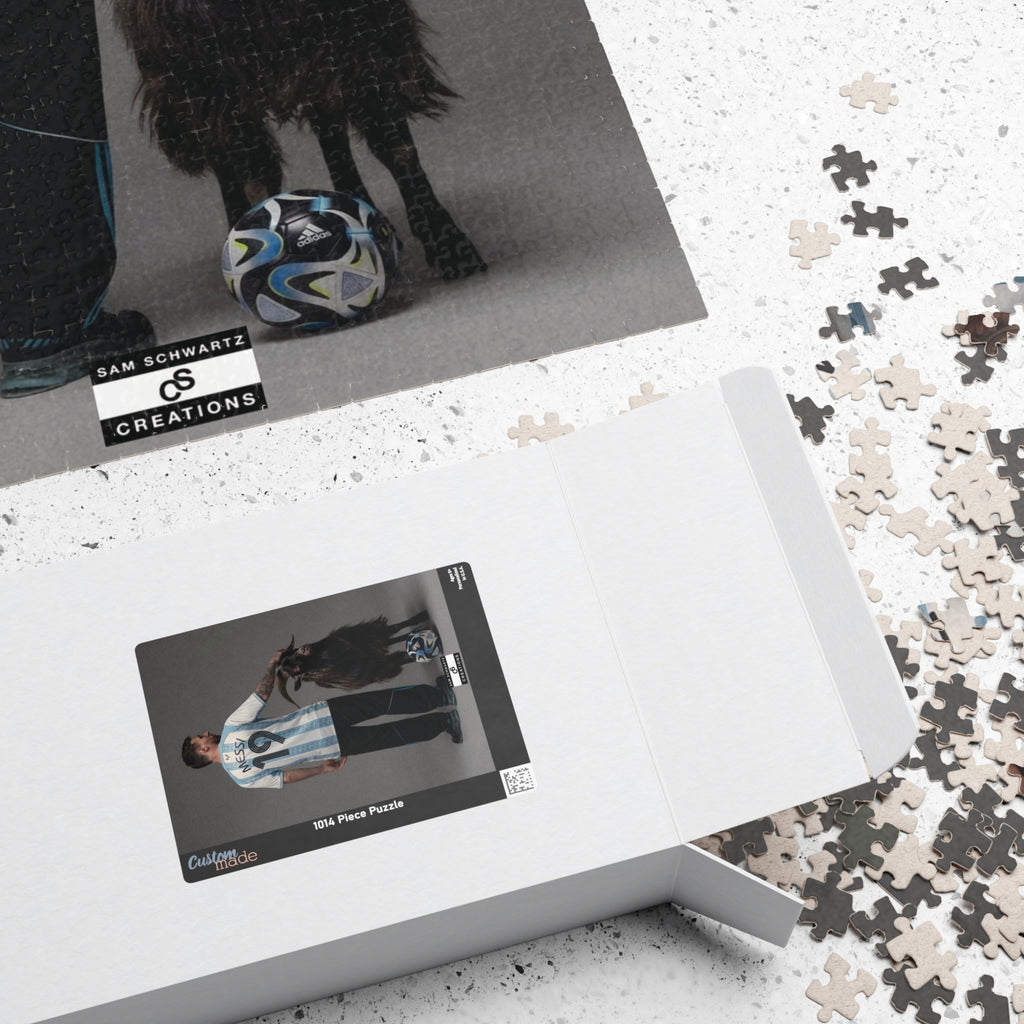 Soccer Goat Puzzle — 110/252/520/1014-Piece Jigsaw