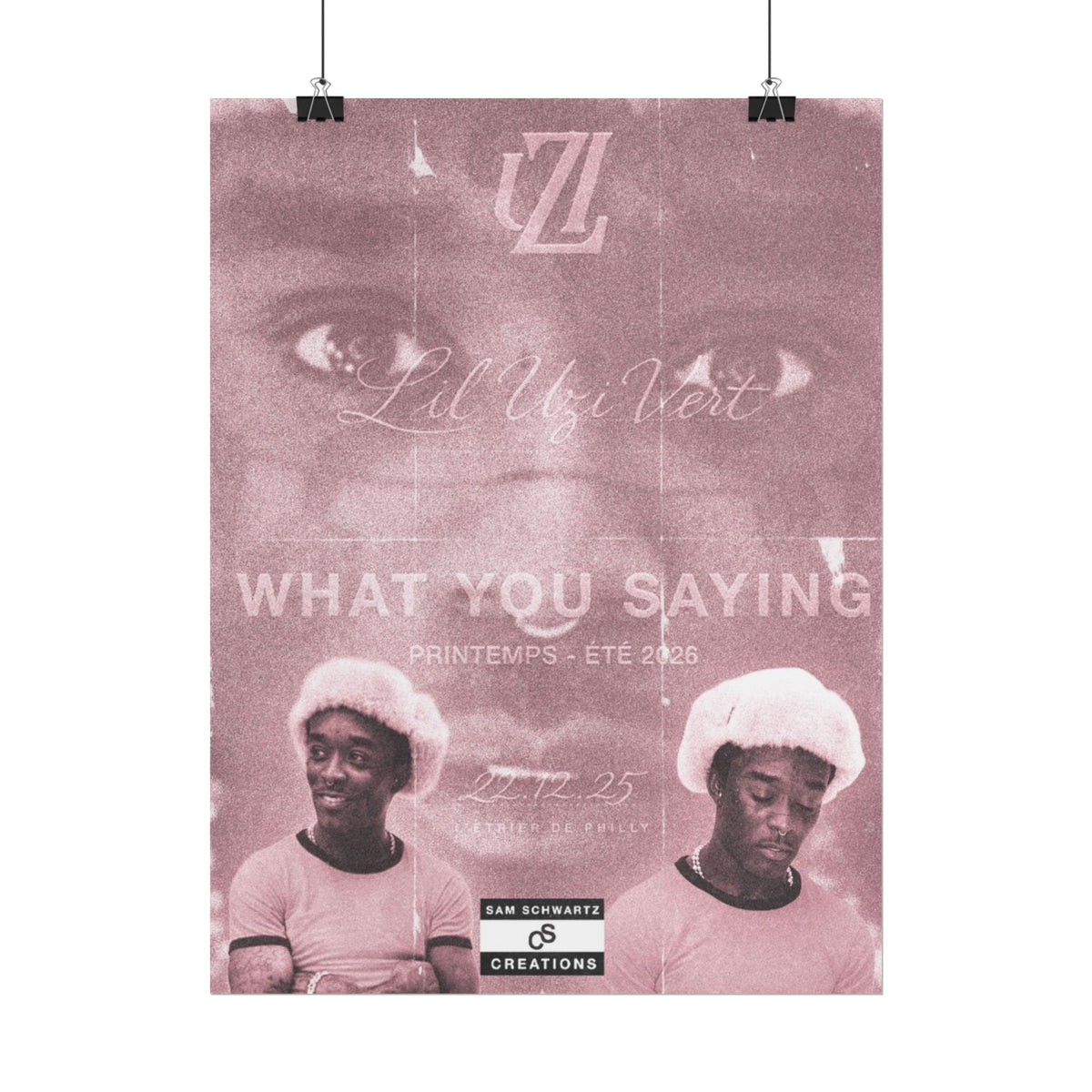 What You Saying Poster | Lil Uzi Vert Hip-Hop Wall Art