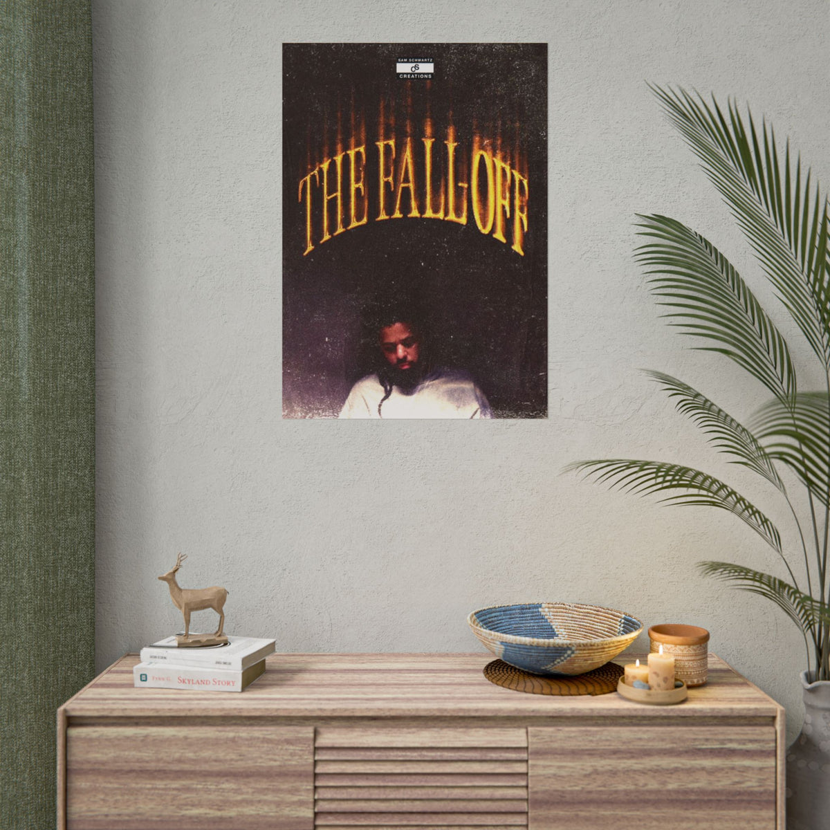 The Fall-Off Poster | J. Cole Hip-Hop Wall Art