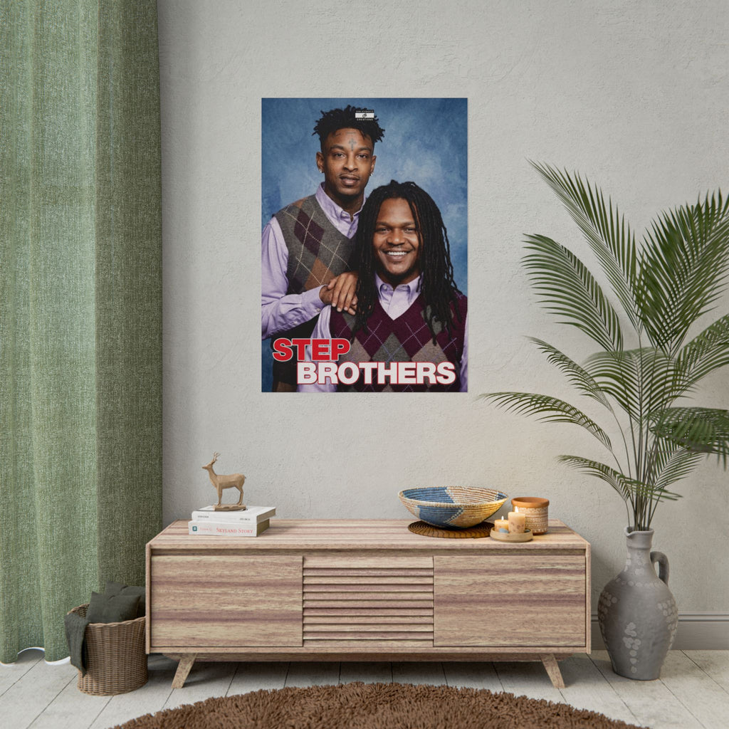 Step Brothers Poster | Hip-Hop Duo Wall Art