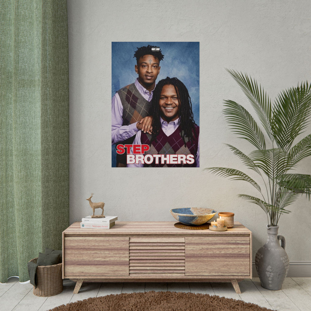 Step Brothers Poster | Hip-Hop Duo Wall Art