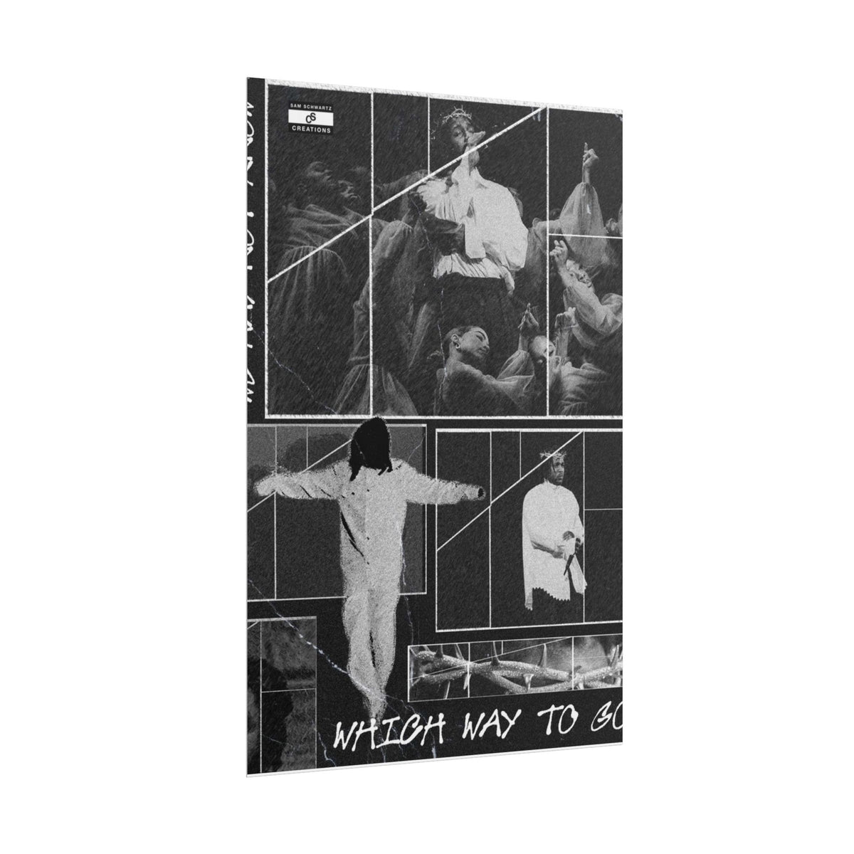 Which Way to Go Poster | Kendrick Lamar Live Music Collage Wall Art