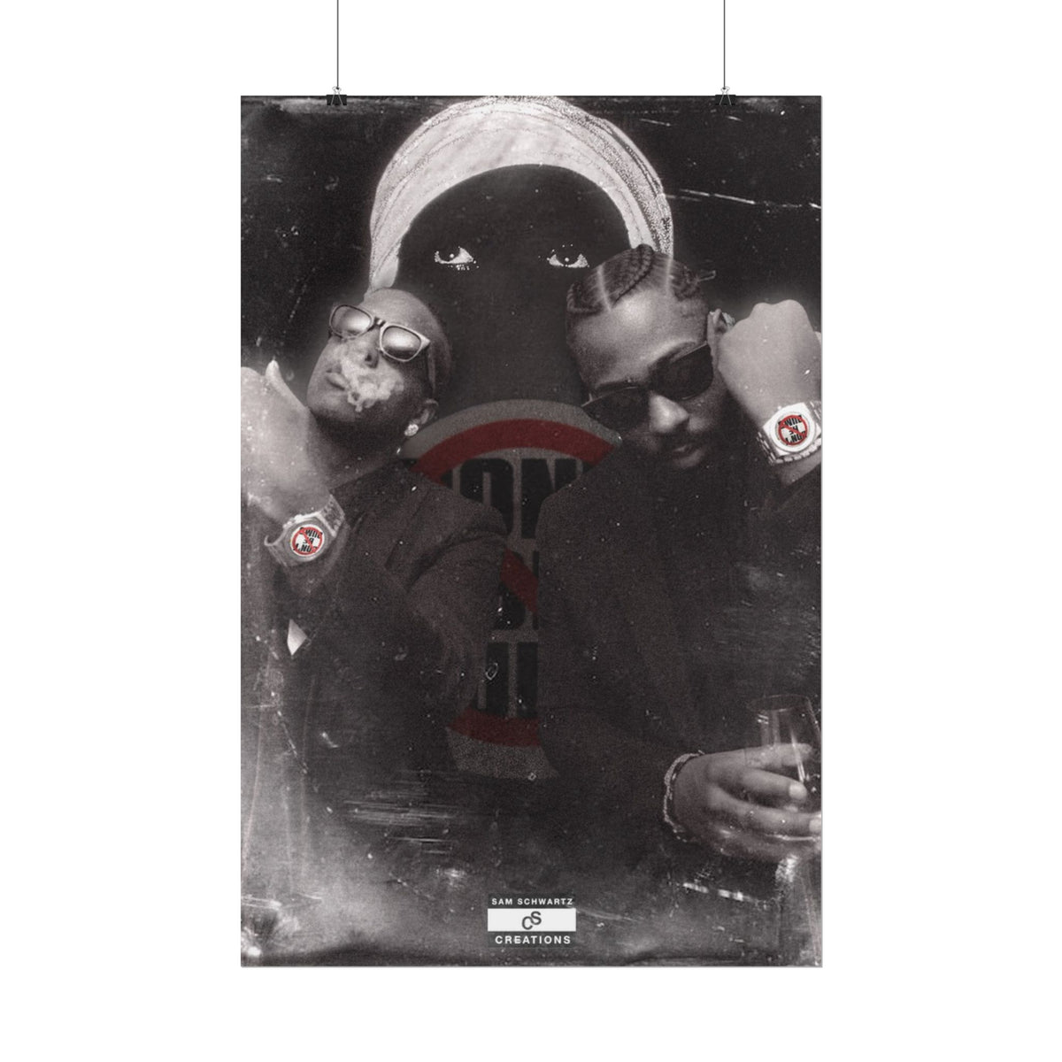 Don't Be Dumb Poster | Underground Music Duo Wall Art