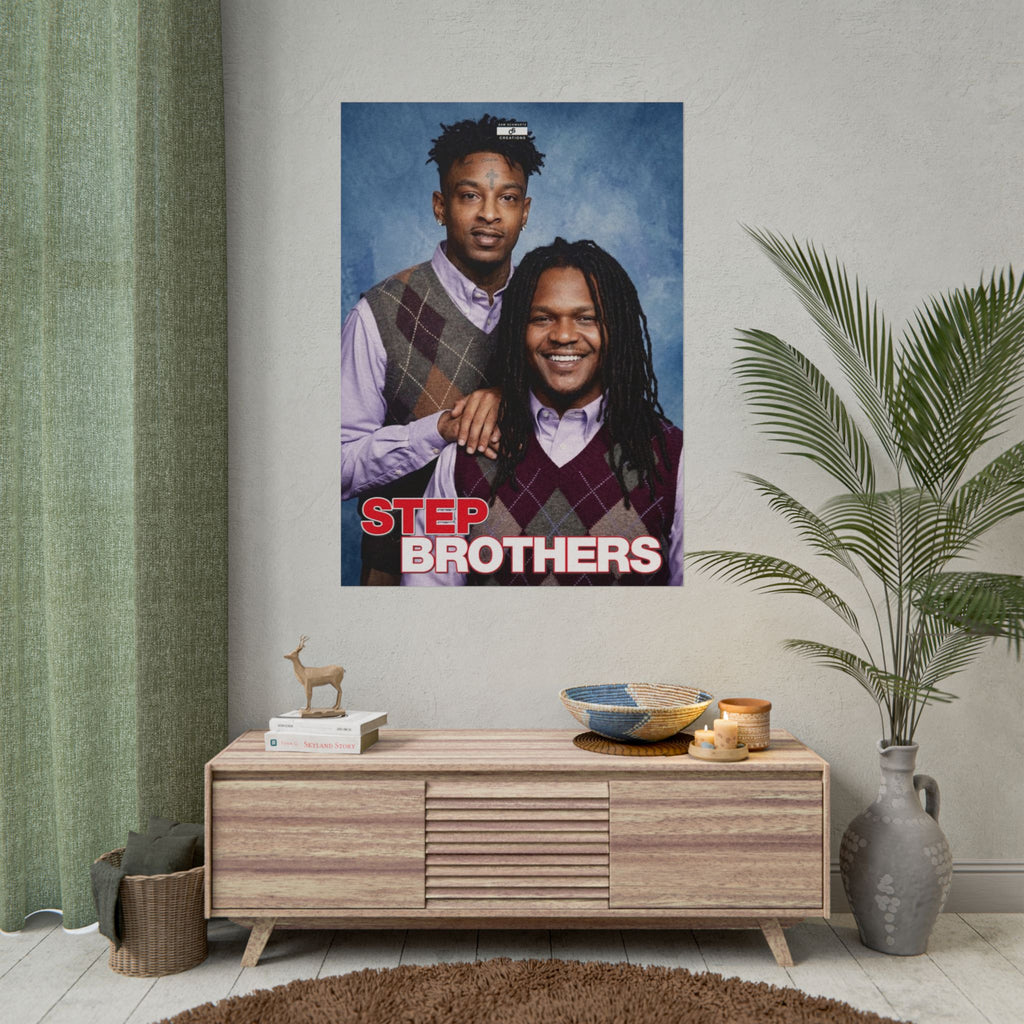 Step Brothers Poster | Hip-Hop Duo Wall Art