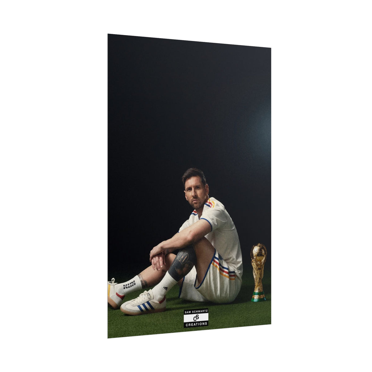 At the Summit Poster | Lionel Messi World Cup Wall Art