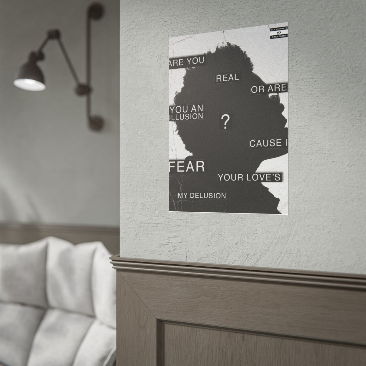 Are You Real Poster | Conceptual The Weeknd Hip-Hop Wall Art