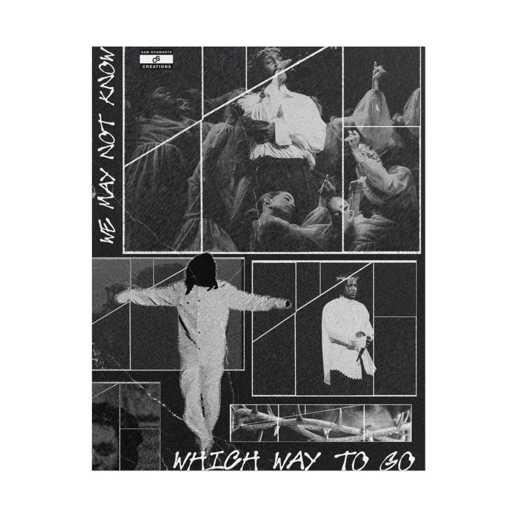Which Way to Go Poster | Kendrick Lamar Live Music Collage Wall Art