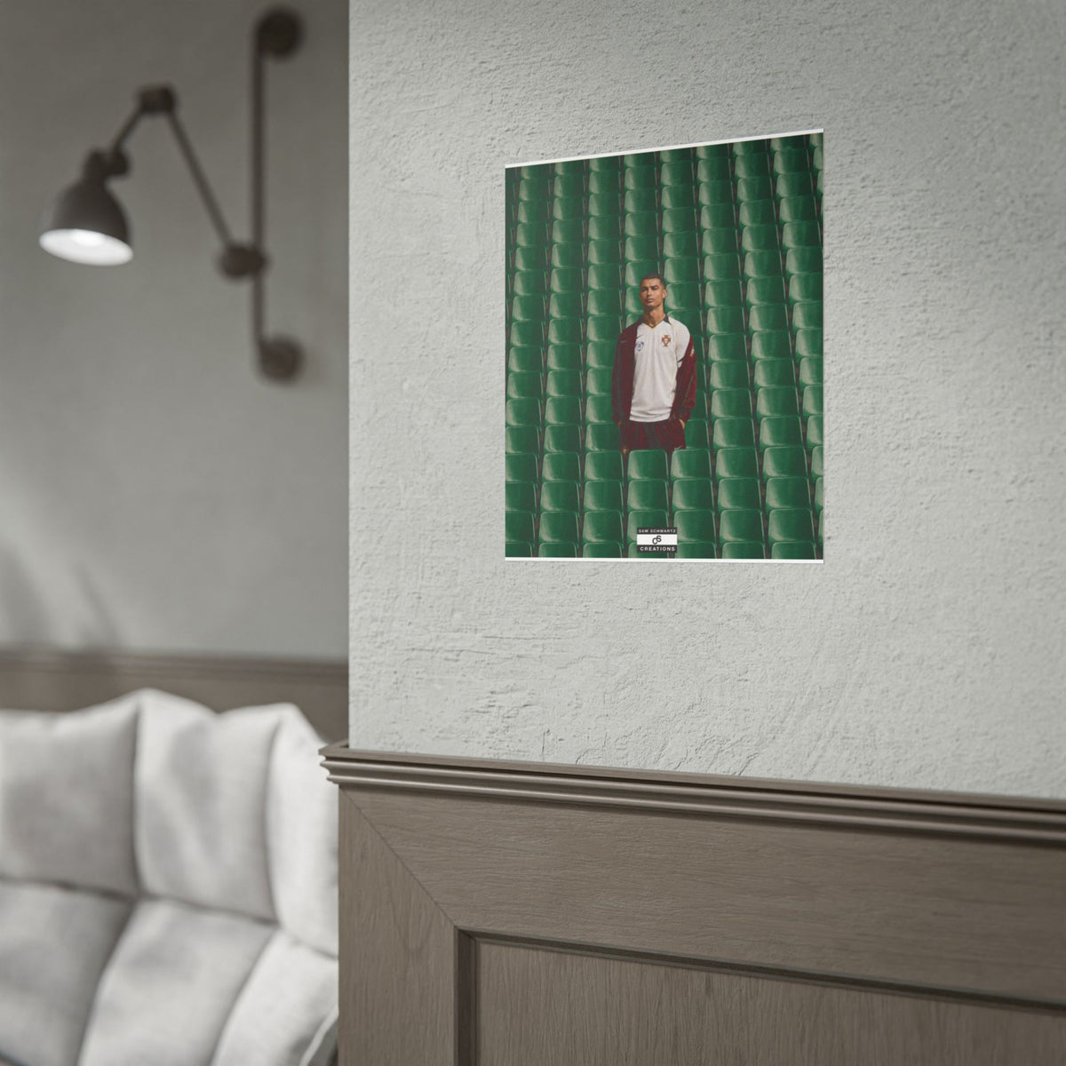 Quiet Confidence Poster | Cristiano Ronaldo Portugal Football Wall Art