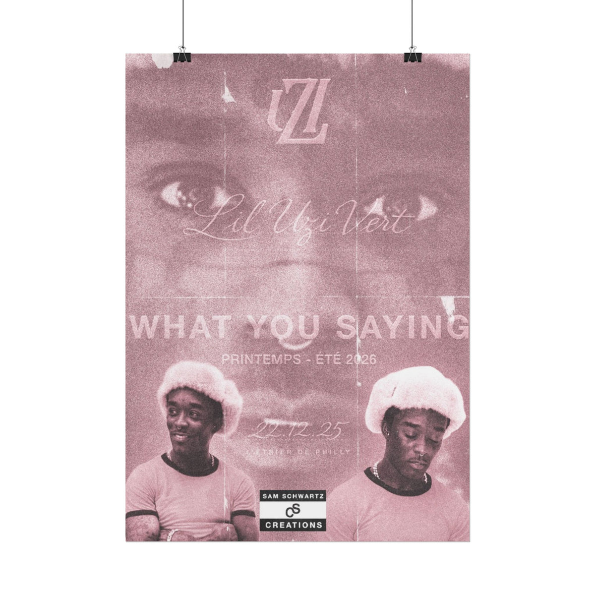 What You Saying Poster | Lil Uzi Vert Hip-Hop Wall Art